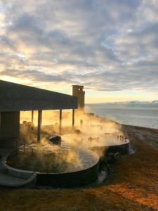 Husavik Sea baths, infinity pool in iceland Husavik natural spa