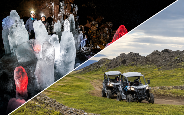 Lofthellir, Underground ice cave Mývatn. Buggy private tour